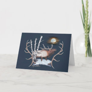 Bull Elk Bugling Kort