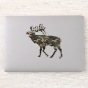 Bull Elk Camo Sticker Klistermärken