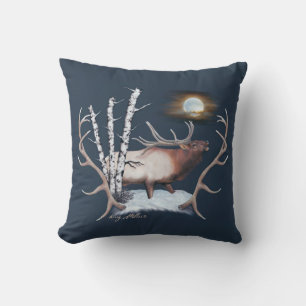 Bull Elk Dekorativ kudde