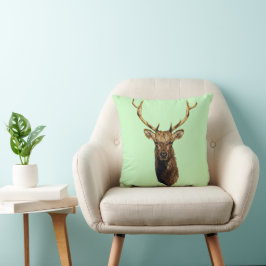 Bull Elk Head Animal nature willife art Kudde