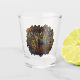 Bull Elk in Autumn Forest