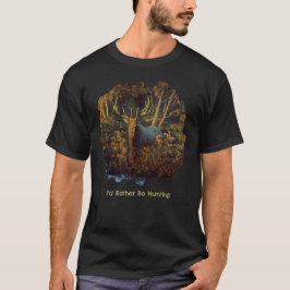 Bull Elk in Autumn Forest T Shirt