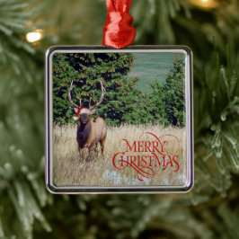 Bull Elk Julgransprydnad Metall