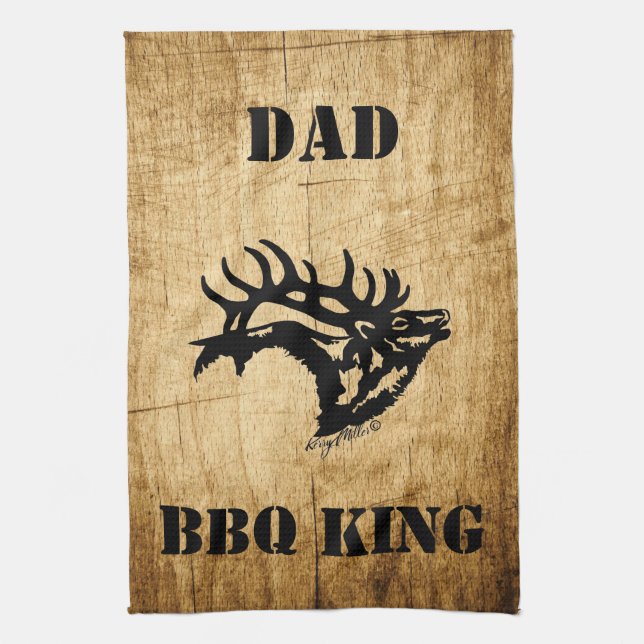 Bull Elk Kitchen Towel Kökshandduk (Vertikal)