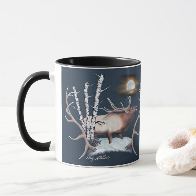 Bull Elk Mugg (Med munk)