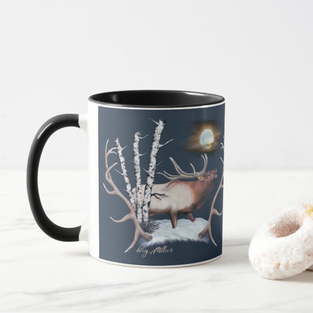 Bull Elk Mugg (Med munk)