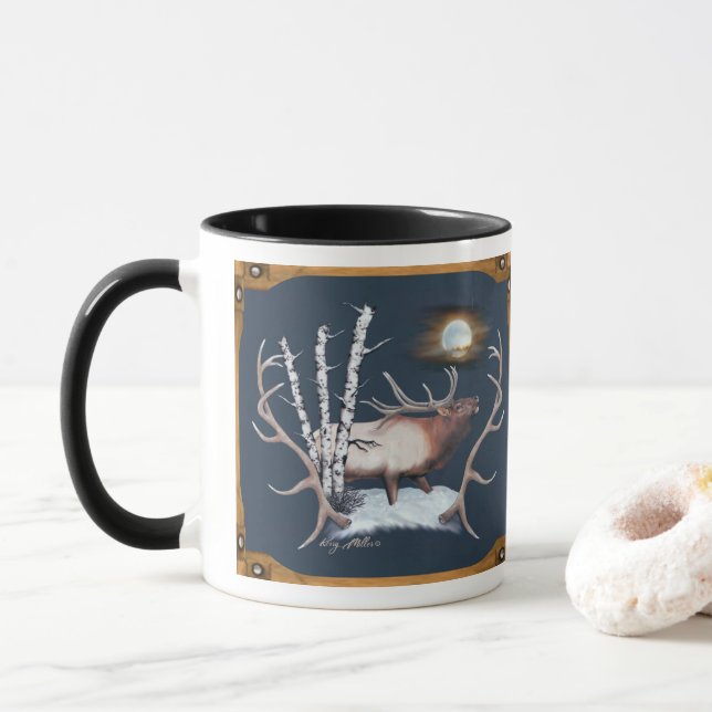 Bull Elk Mugg (Med munk)