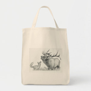 Bull Elk och Fox Tygkasse