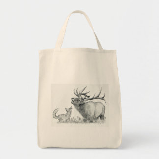 Bull Elk och Fox Tygkasse