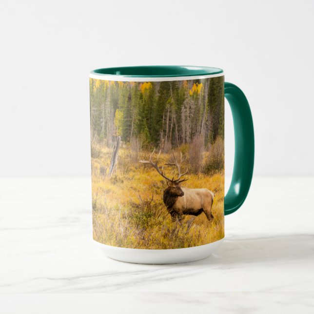 Bull Elk | Rocky Mountain National Park Colorado Mugg (Framsida höger)