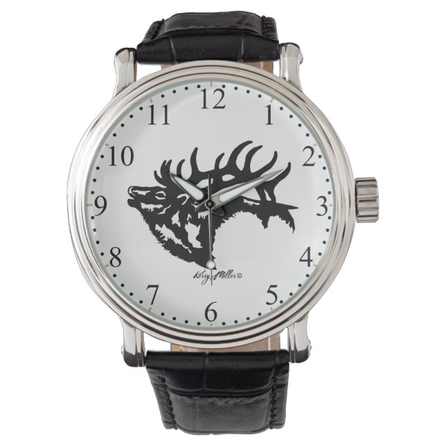 Bull Elk Watch Armbandsur (Framsida)