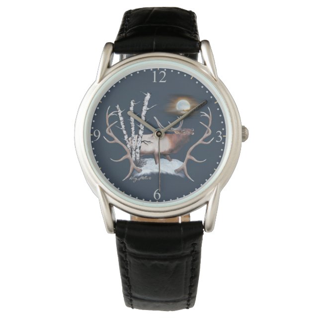 Bull Elk Watch Armbandsur (Framsida)