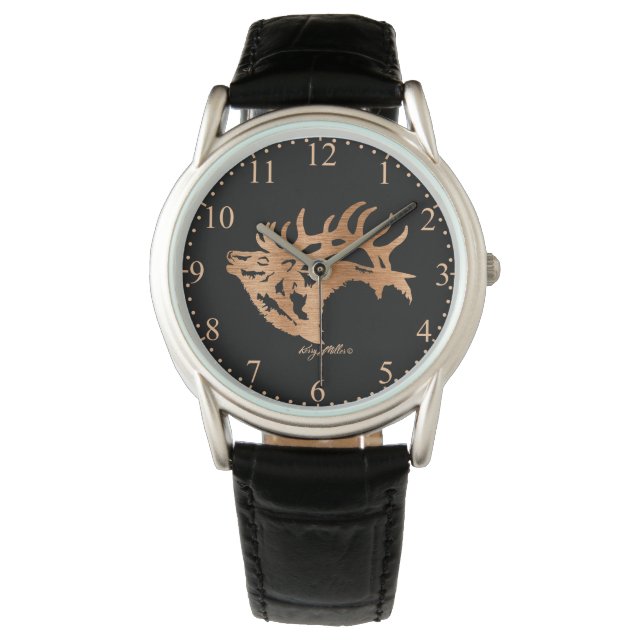Bull Elk Watch Armbandsur (Framsida)