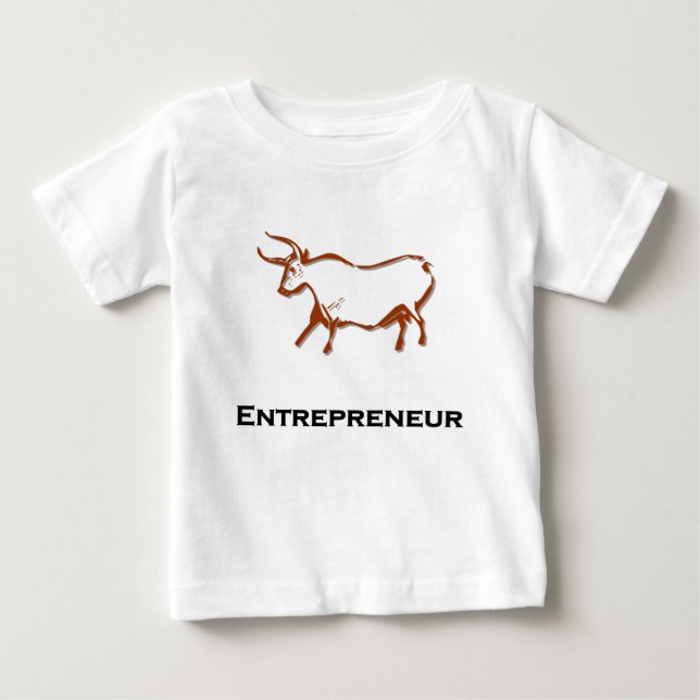 Bull Entrepreneur Brown T-shirt (Framsida)