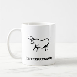 Bull Entrepreneur shirt Black Kaffemugg