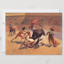 Bull Fight in Mexico (av Frederic Remington)