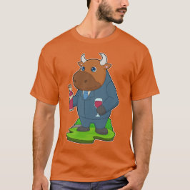 Bull Flaska Red vin T Shirt