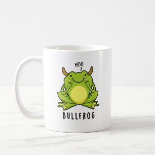 Bull Frog Funny Animal Frog Pun Kaffemugg
