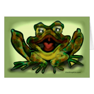 Bull Frog Hälsningskort