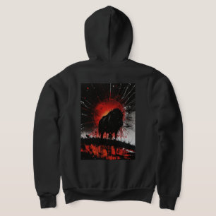 Bull Fullt Zip Hoodie T Shirt