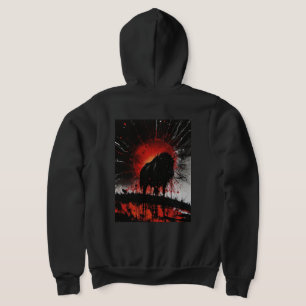Bull Fullt Zip Hoodie T Shirt