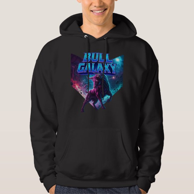 Bull Galaxy Hoodie (Framsida)