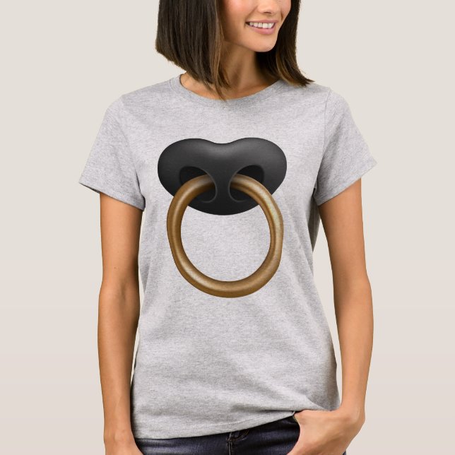 Bull Guld Nose Ring T Shirt (Framsida)