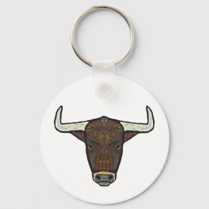 Bull Head Nyckelring