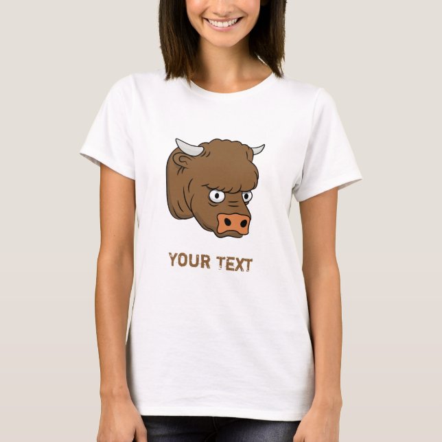 Bull Head T Shirt (Framsida)