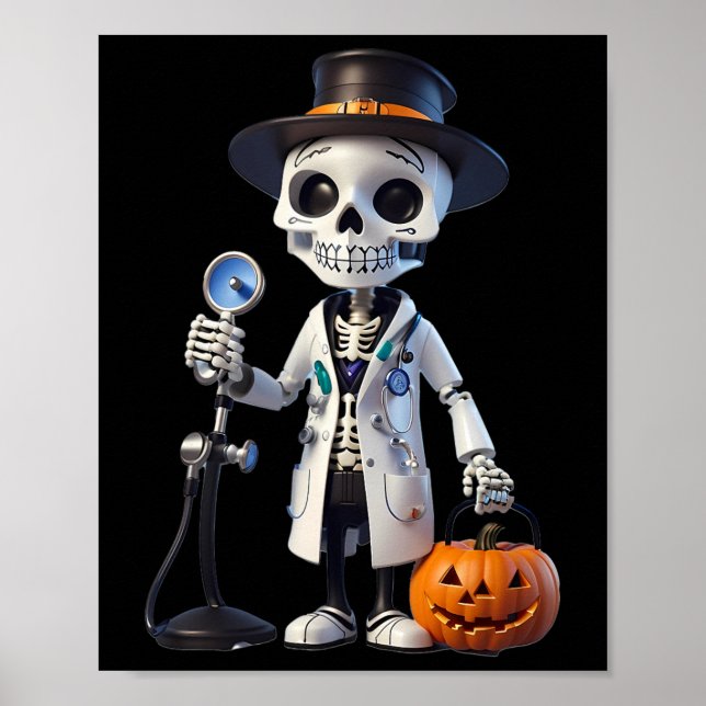 Bull Horns and Skull Poster (Framsidan)