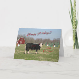 Bull Humbug julkort Helgkort