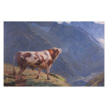 Bull i Alpernorna (av Eugène Burnand)