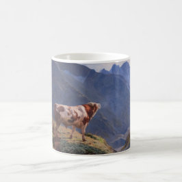 Bull i Alpernorna (av Eugène Burnand) Kaffemugg