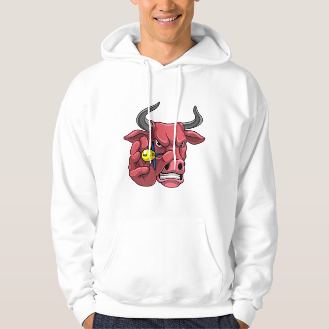 Bull i Darts med Dart Hoodie (Framsida)