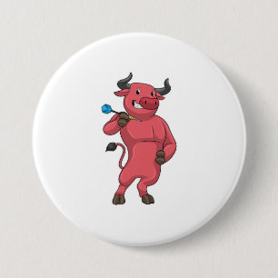 Bull i Darts med Dart Knapp