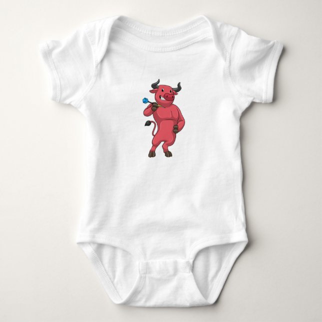 Bull i Darts med Dart T Shirt (Framsida)