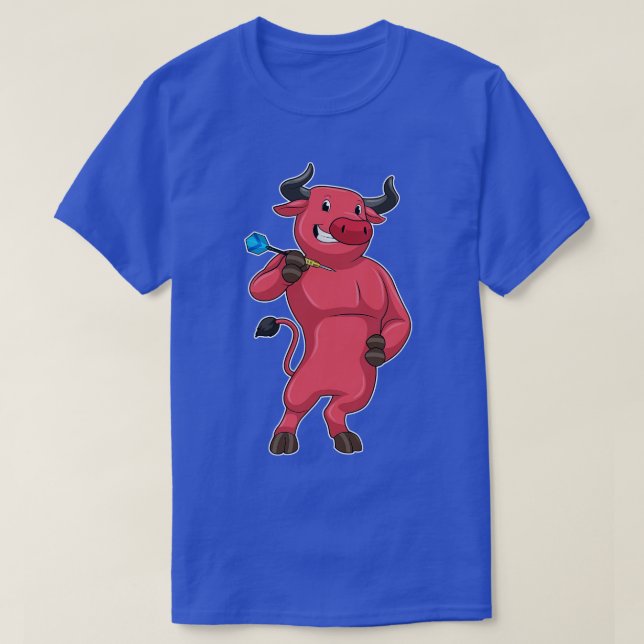 Bull i Darts med Dart T Shirt (Design framsida)