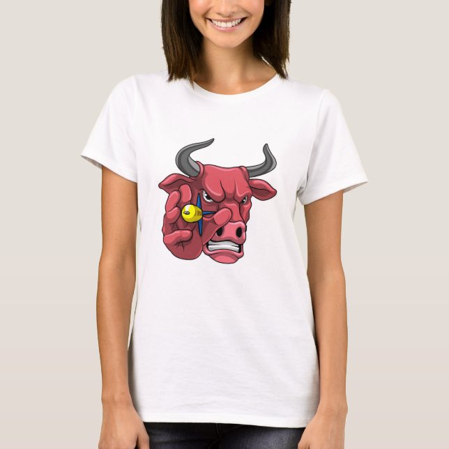 Bull i Darts med Dart T Shirt (Framsida)