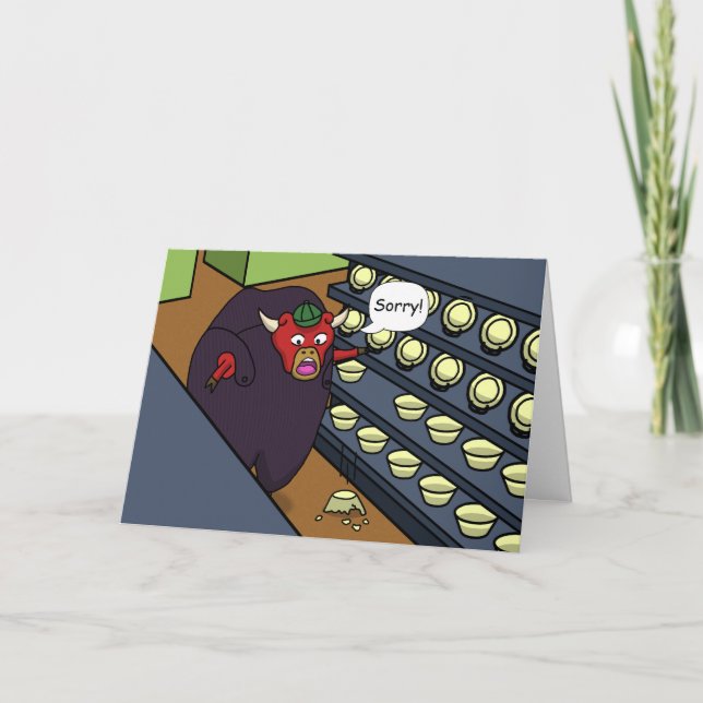 Bull i en China Shop Kort (Framsida)