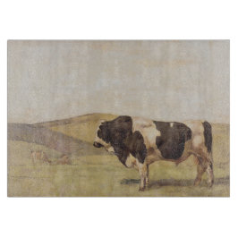 Bull i ett landsbygdslandskap (av Ferdinand Hodler