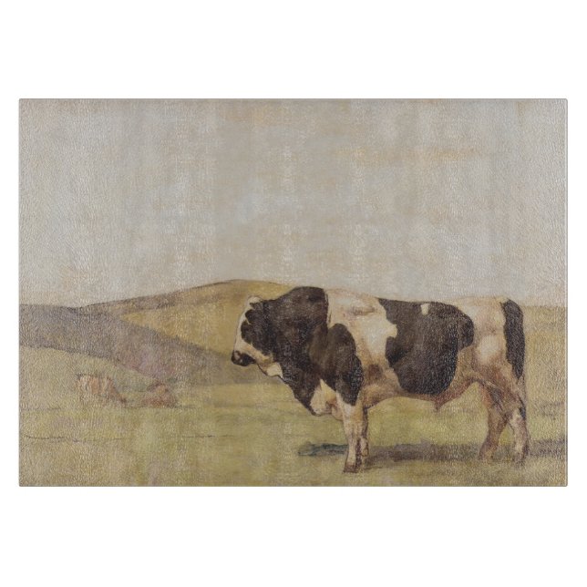 Bull i ett landsbygdslandskap (av Ferdinand Hodler (Framsidan)