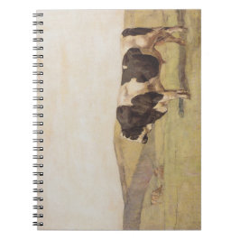Bull i ett landsbygdslandskap (av Ferdinand Hodler Anteckningsbok