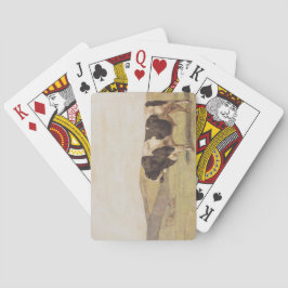 Bull i schweiziskt landskap (av Ferdinand Hodler) Casinokort