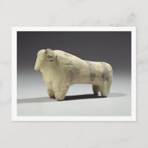 Bull i Ubaid stil, c.4000-3500 BC (terracott) Vykort