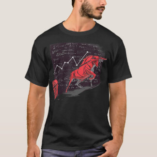 Bull Investor Dividendes Lagrar Market Trading T Shirt