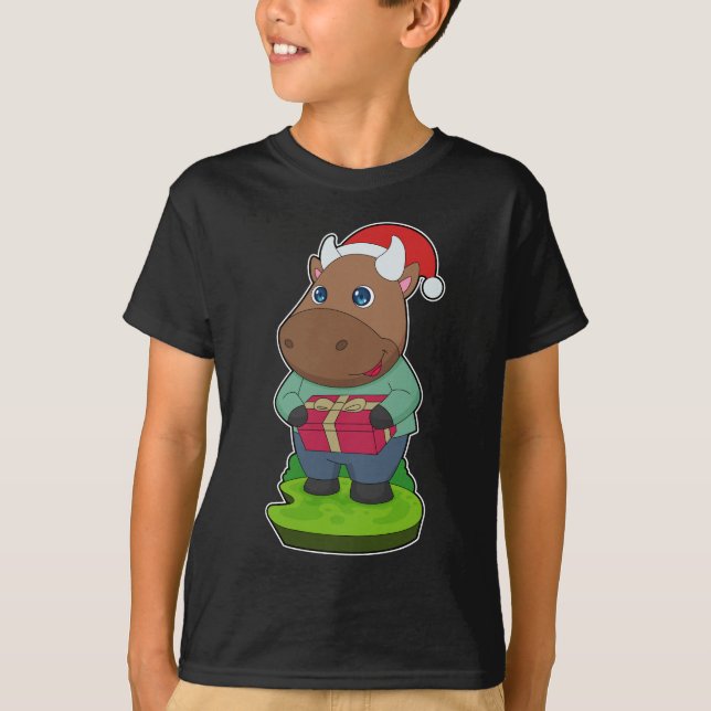 Bull Jul Paket T Shirt (Framsida)