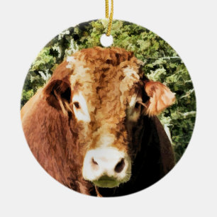 BULL JULGRANSPRYDNAD KERAMIK