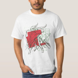 Bull Lagrar Market Chart T-Shirt