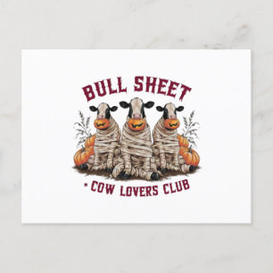 Bull lakan,Cow Älskare Klubb Vykort
