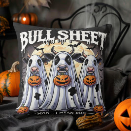 Bull Lakan moo boo Funny Halloween Kudde